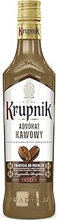Krupnik Advokat Coffee Liqueur - Blend of Polish Egg Advocate Liqueur, Crafted from Cream, Milk, Coffee flavour and Vodka, Ideal for Cocktails, Desserts, and Ice Creams, 16% ABV, 50cl