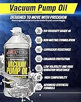 Vista 3 de HCPRO HCVPO128 - Aceite de bomba de vacío súper premium, aceite de refrigeración sintético universal de 1 galón, fórmula sin nebulización para un