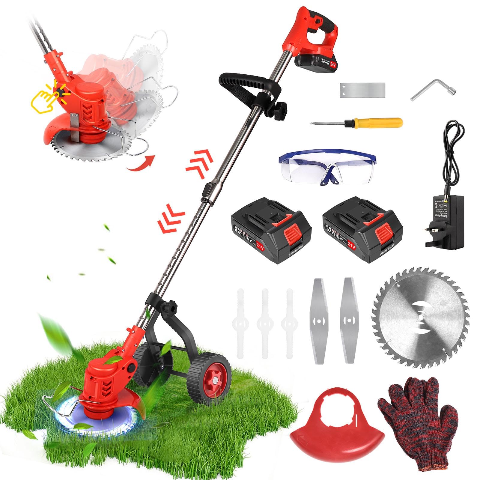 Image of Cordless grass edger 8