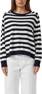 s.Oliver Damen Strickpullover – Oversize, Rundhalsausschnitt, Langarm