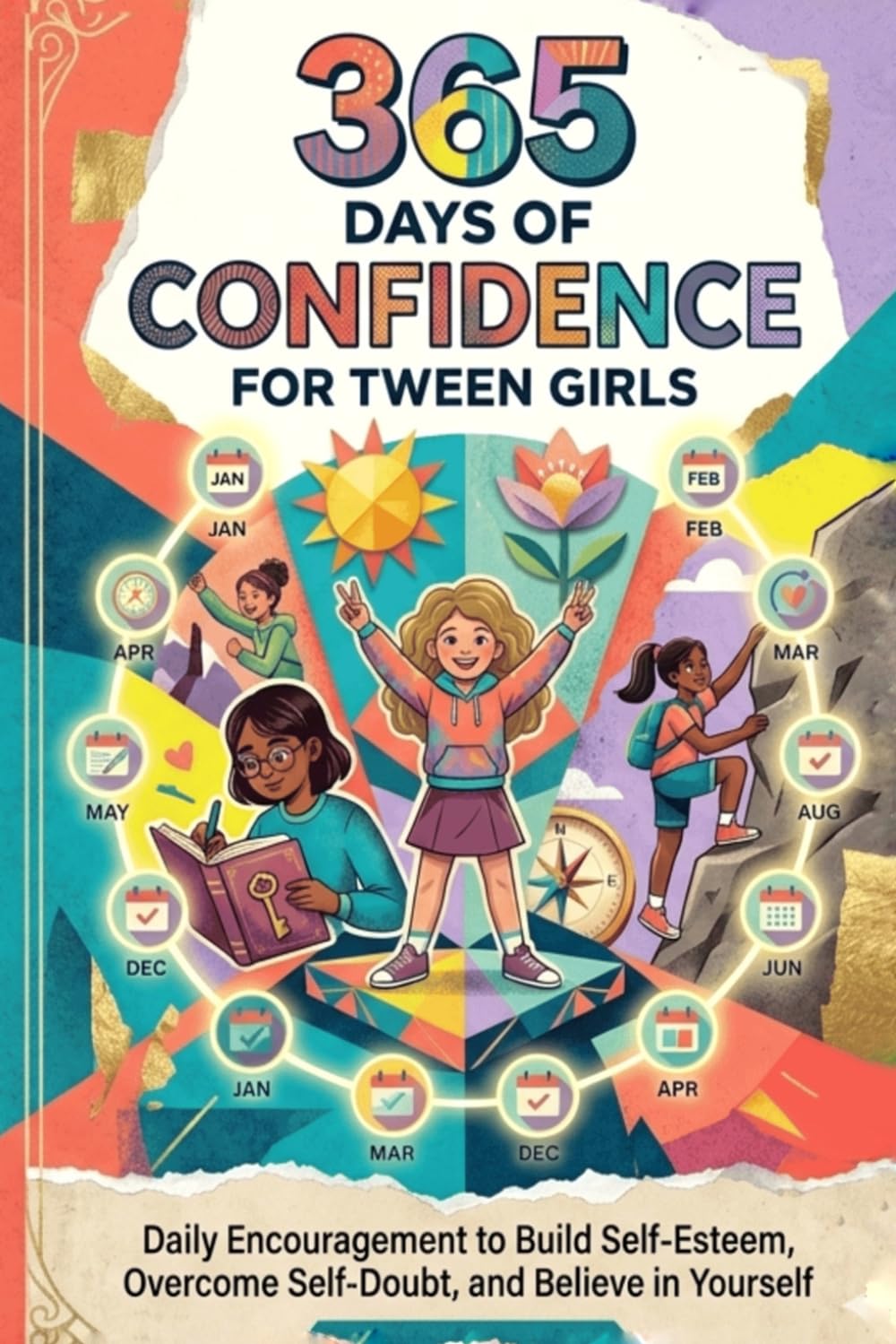 365 Days of Confidence for Tween Girls: Daily Encouragement to Build Self-Esteem, Overcome Self-Doubt, and Believe in Yourself