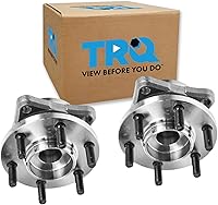 Vista 181 de TRQ Juego de Rodamiento de Rueda Trasera de 2 Piezas y Conjunto de Cubo con Sensor ABS Compatible con Hyundai Sonata 2015-2019 Tucson 2016-2021