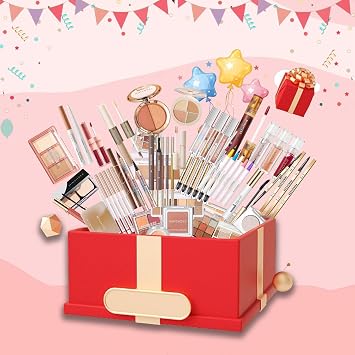 2026 Cosmetic Set, Lip Gloss, Eyeliner, Eye Shadow, Mascara, Full Beauty Makeup Set, High Color, Waterproof, Sweatproof, Beginner, Popular Cosmetics Set Set of 15