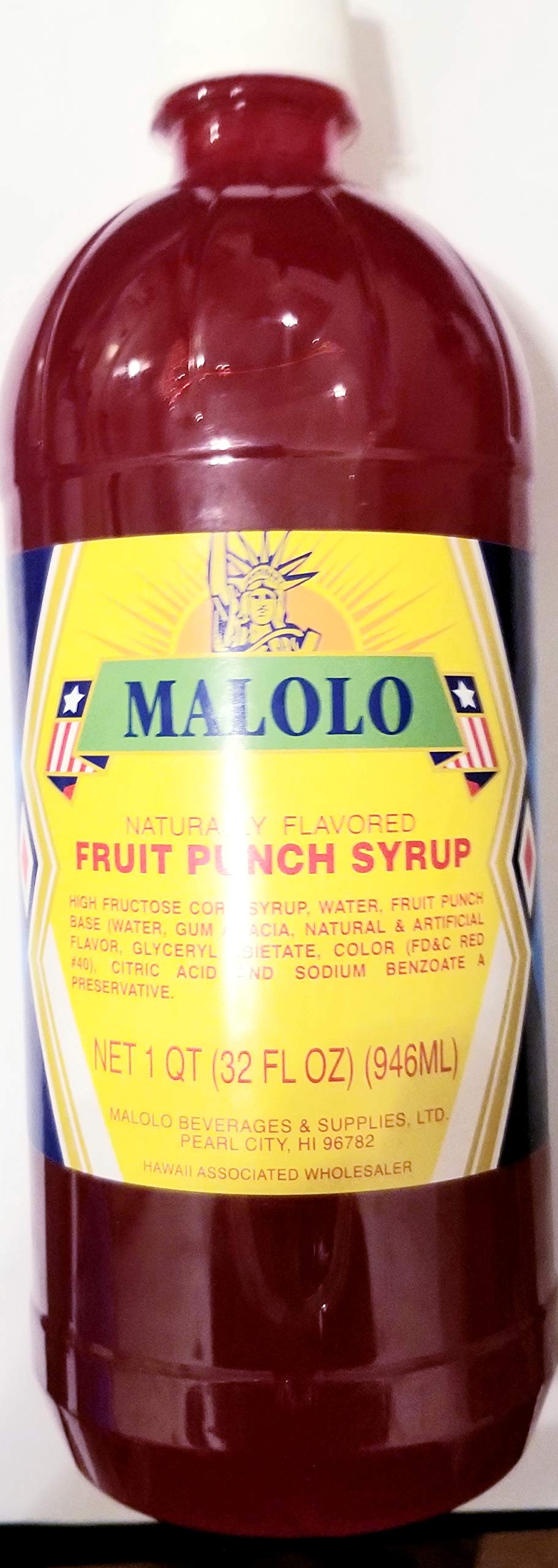 Malolo Hawaiian Fruit Punch Syrup
