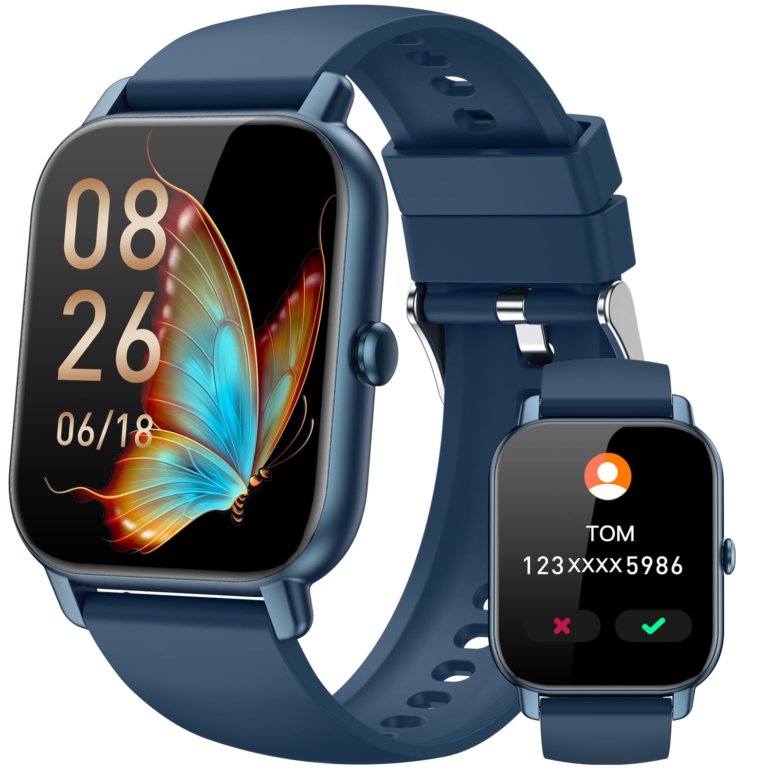 Smart Watches for Women Answer Make Call 1 85 inch HD Fitness Tracker Watch with Activity Counter Sleep
