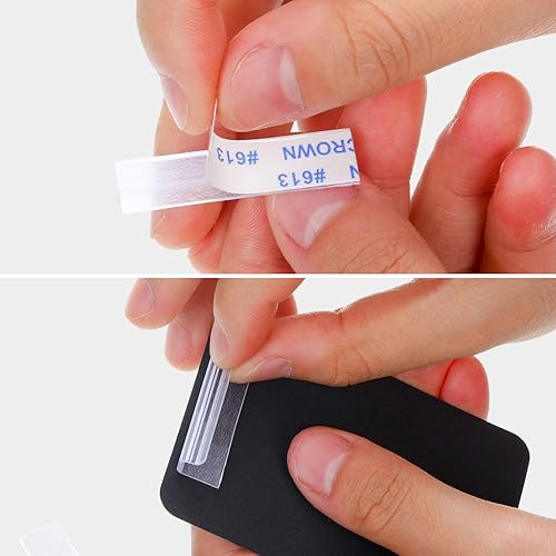 Miniatura 9 de 150 adaptadores de tarjeta de pendientes, adaptador de labios autoadhesivo, colgador de labios de plástico para aretes, collares, tarjetas (1 x 1