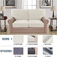 Vista 148 de H.VERSAILTEX Multi-Pieces Sofa Covers Stretch Couch Covers Form Fitted Seats and Back Cushions Covers