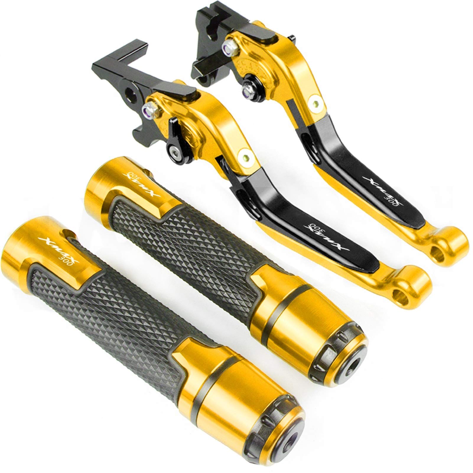 Per YAMAHA XMAX 300 XMAX300 X-MAX 300 2017 2018 Moto Regolabile CNC Freno Leve Frizione Pieghevole Allungabile Manubrio Leva Della Frizione Del Freno (Colore : 19)