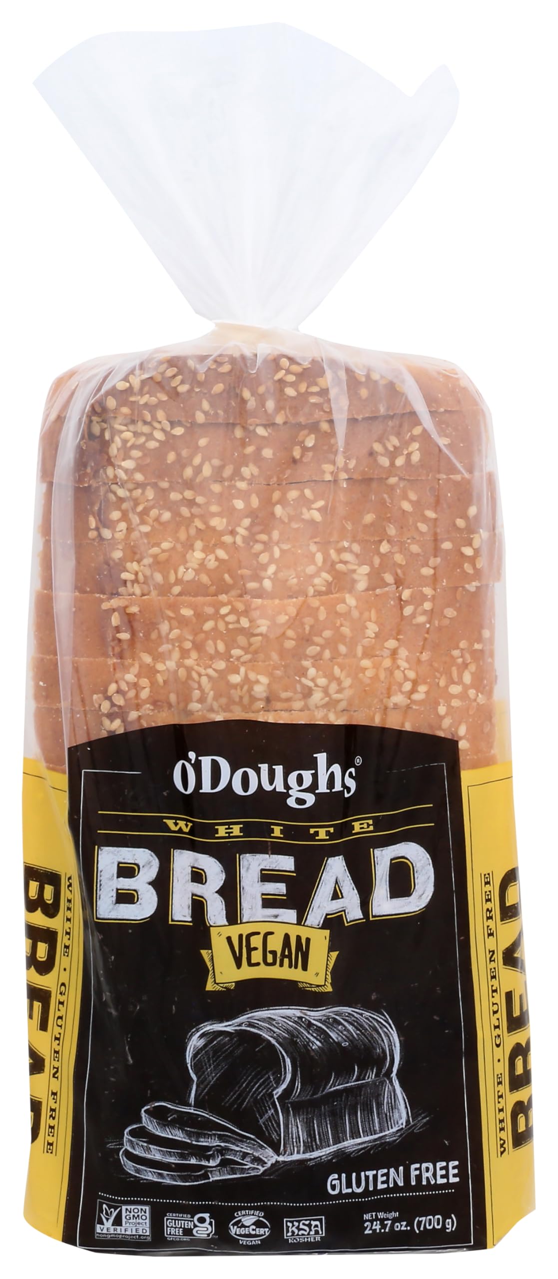 Odoughs Bread Loaf White Whole, 24.7 oz