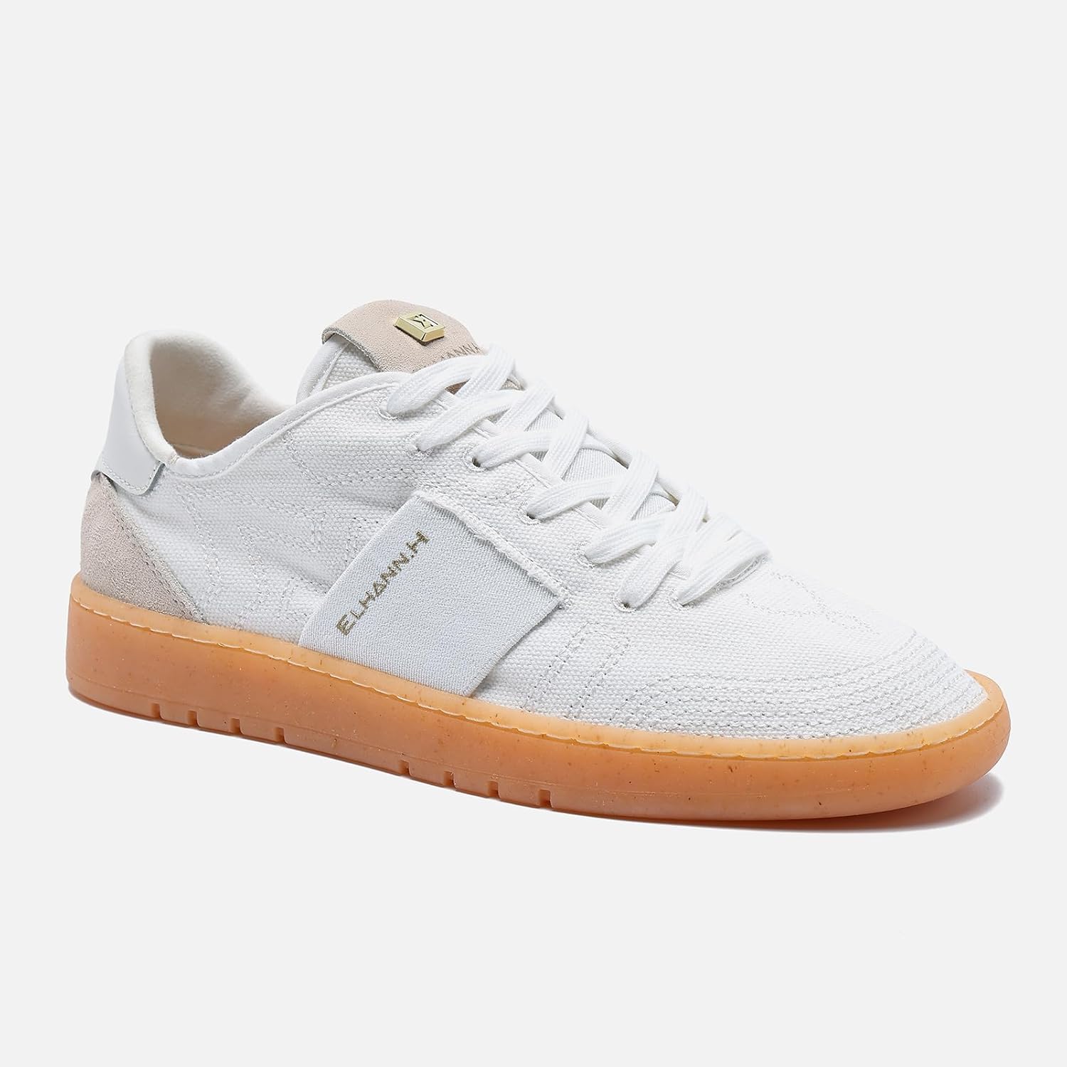 ELHANN.H Sneaker is a Glue Free Shoes with Spring and Summer. White Casual Working on Greens Commitments Inside and Out. - Image 3
