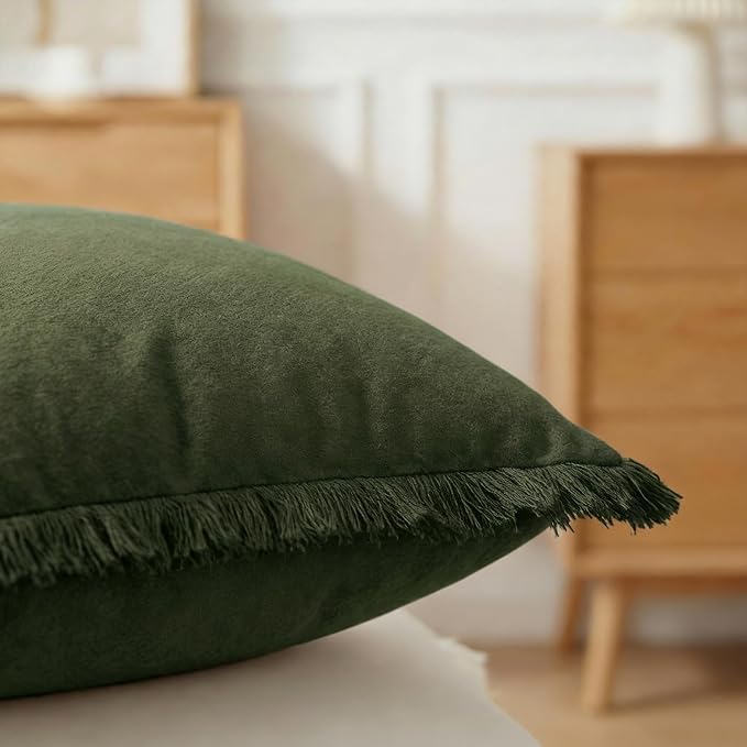 Set 2 Fundas Almohadas Poliéster 46x46 cm Verde Decorativas miniatura 7