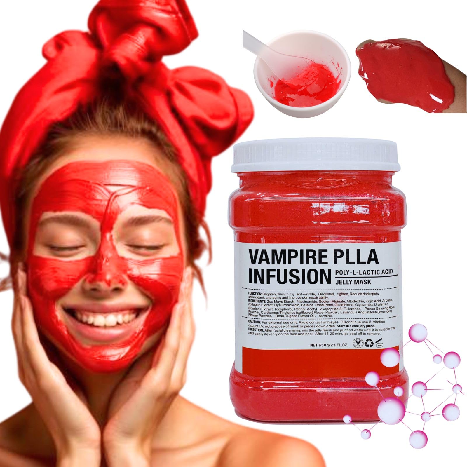 Amazon.com : Vajacial Hydro Jelly Mask Powder for Face, Jelly