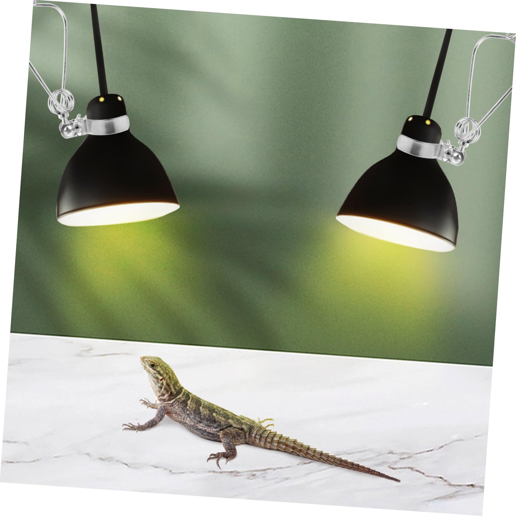 Sosoport 10pezzi Reptile Regolabile Clip Resistente per Lampade Riscaldamento dei Rettili e Acquatiche Facile Installare e Duraturo