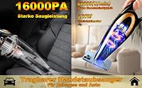 Justdfine Kézi Porszívó 16000Pa - Vezeték Nélküli Nedves/Száraz Takarítás, 120W Motor, 40 Perc Üzemidő, Csendes Működés, Autó és Otthon 9