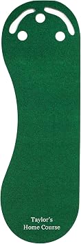 Personalized - PUTT-A-BOUT Par 3 Plus Golf Putting Mat 3 x 9, Green