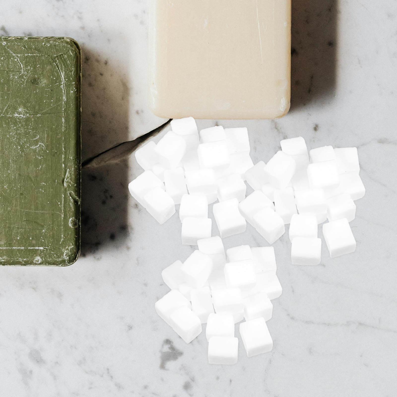 VALICLUD Base y Suministros de Bricolaje de Jabón Blanco para Hacer Jabón Artesanal Fácil Derretir y Verter Espuma Rica 400g
