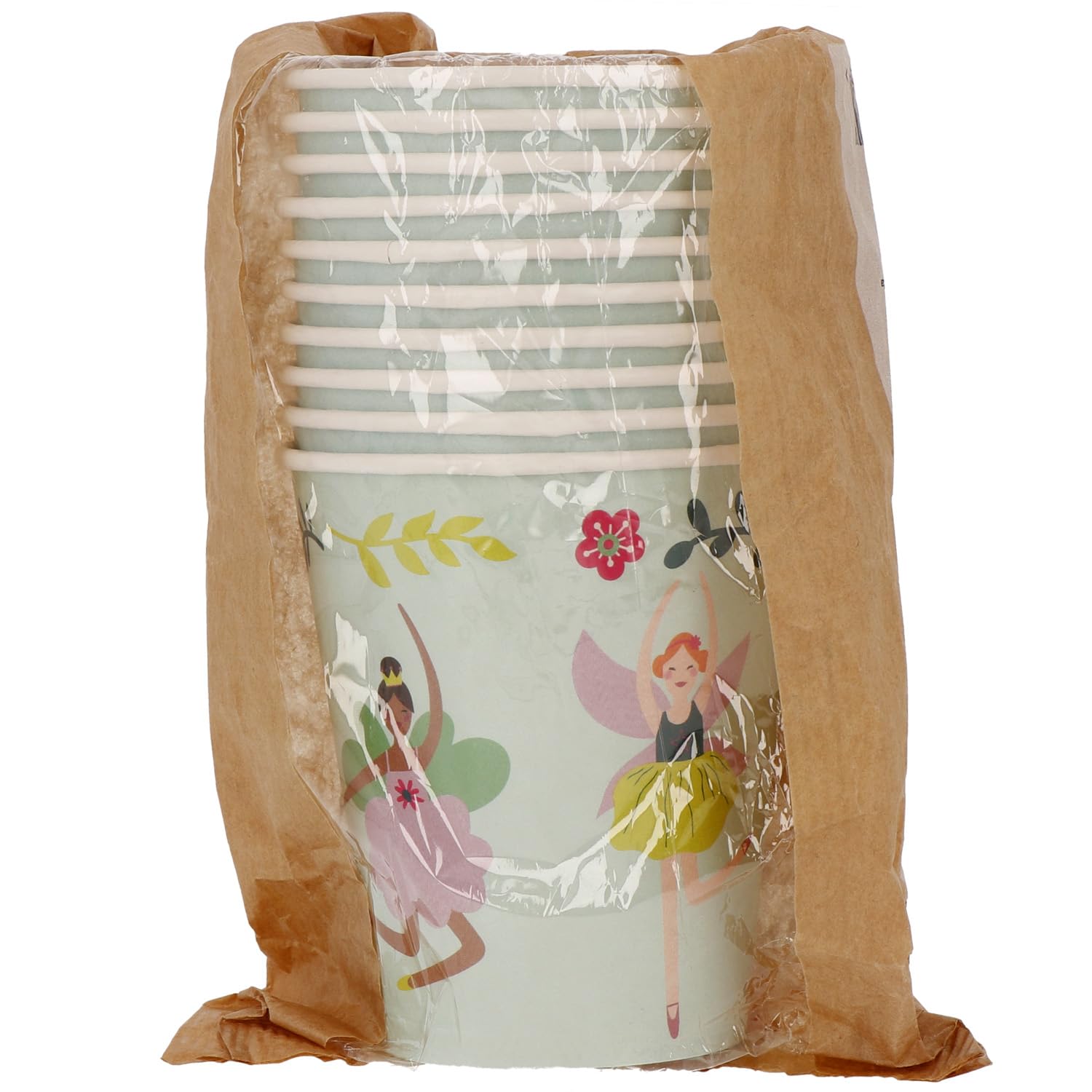 Folat Bicchieri Di Carta Fabulous Fairy – 10 Pezzi Da 250 Ml Per Feste A Tema Fatato, Usa E Getta