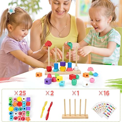 Miniatura 6 de Juguetes Montessori para niños y niñas pequeñas juguetes educativos para niños de 2, 3, 4 años, ideas de regalos de cumpleaños, juguetes de