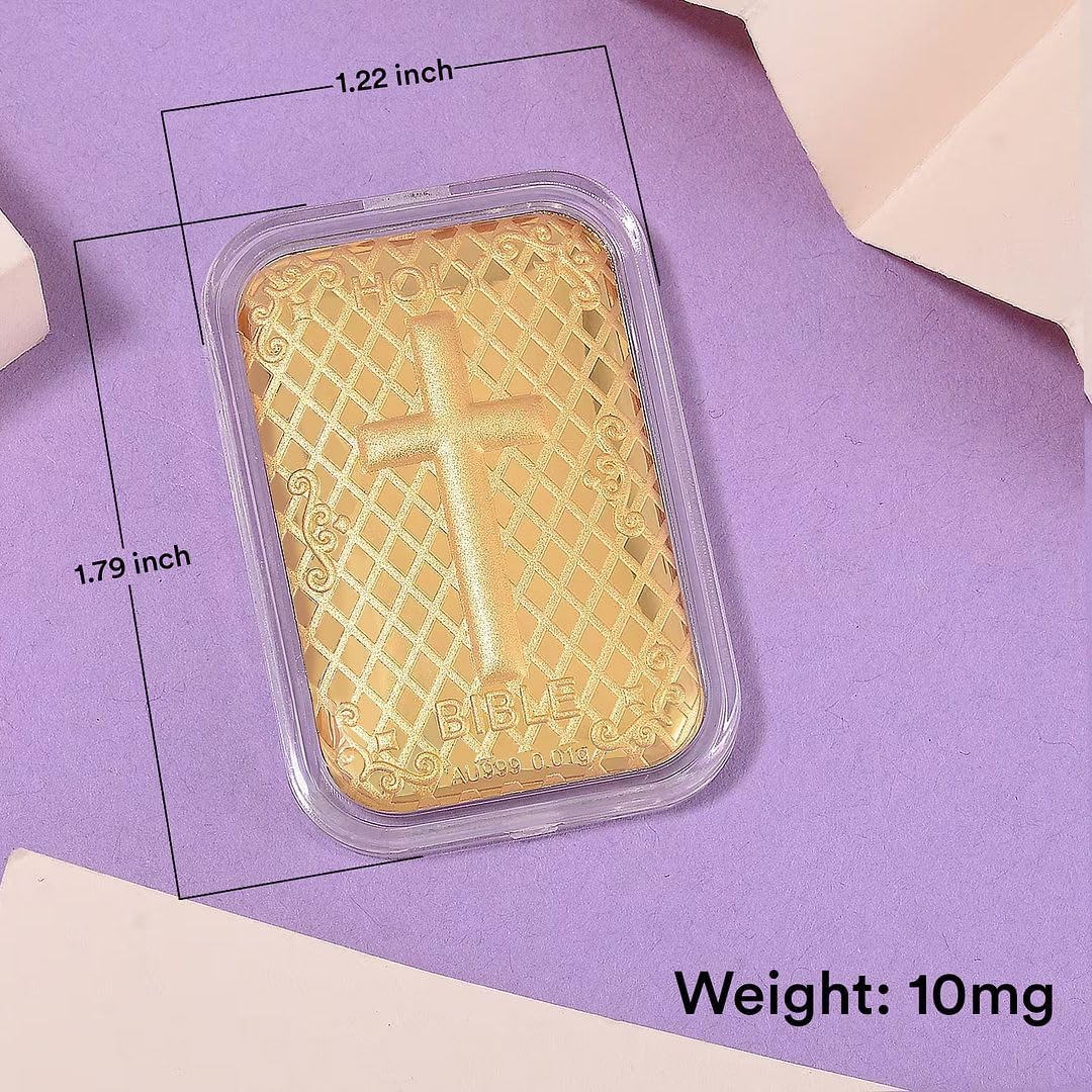 SHOP LC 24K Solid Gold Emboss Sheet – Pure 24K Gold Bar Style Sheet - (10 mg, 31x45.50 mm) Real Jewelry - Anniversary, Engagement, luxurious & Premium Gifting Collections
