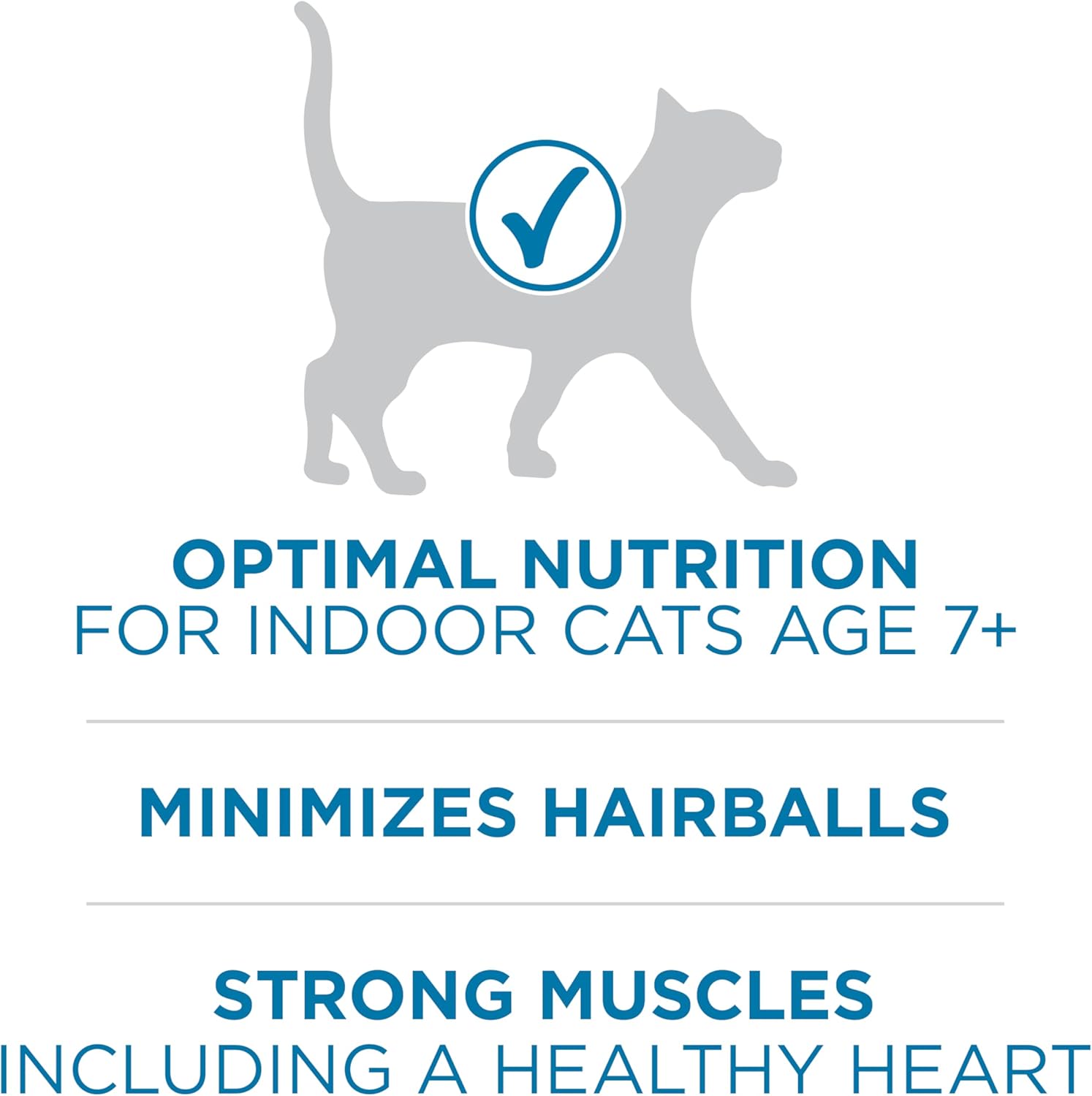 Purina ONE High Protein, Natural Senior Dry Cat Food, Indoor Advantage Senior+ - 16 lb. Bag