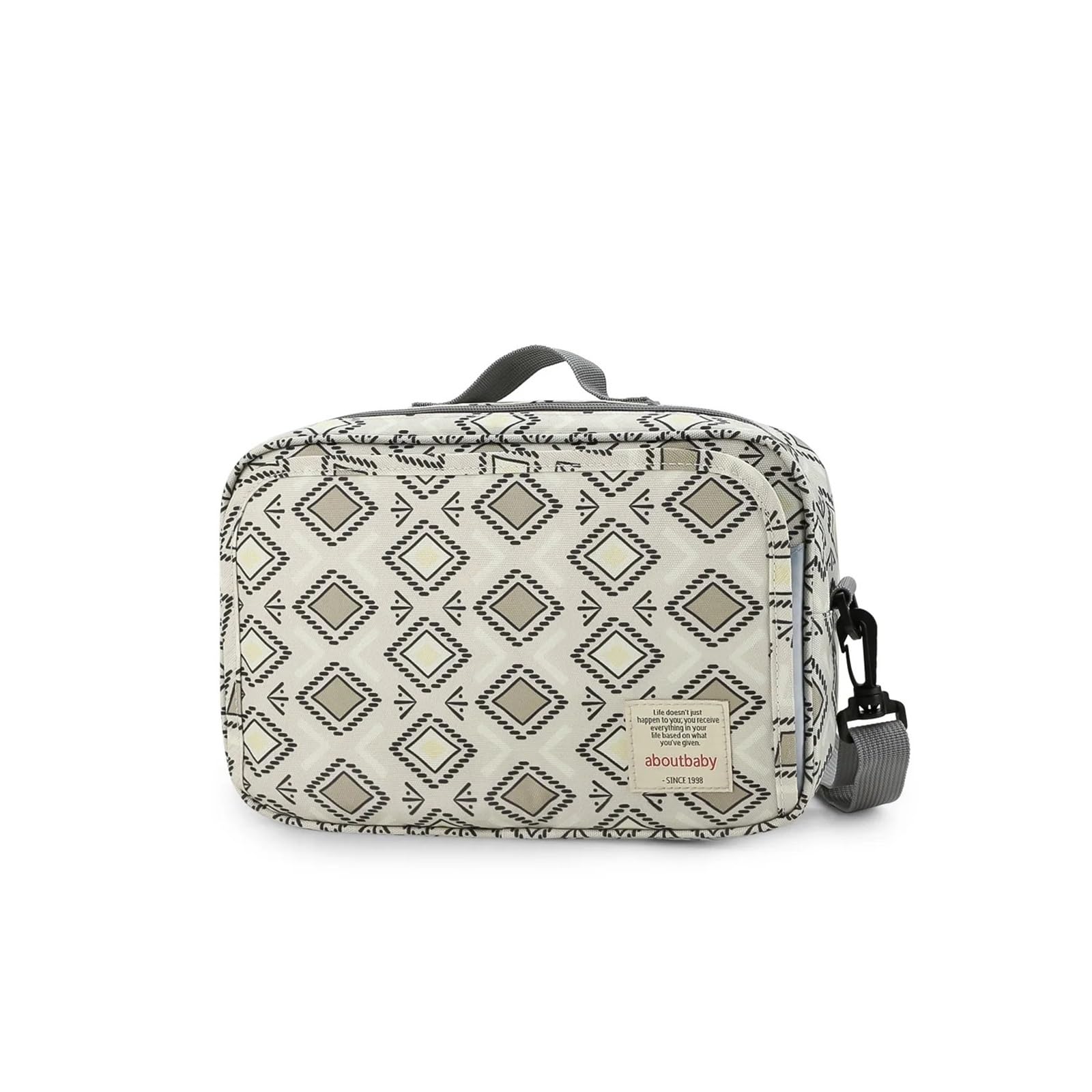 Wickeltasche wasserdichte Kinder-Mumientaschen, modische Drucke for Wiederverwendbare Umstands-Wickeltaschen, Wetbags mit Doppelgriff(Square)