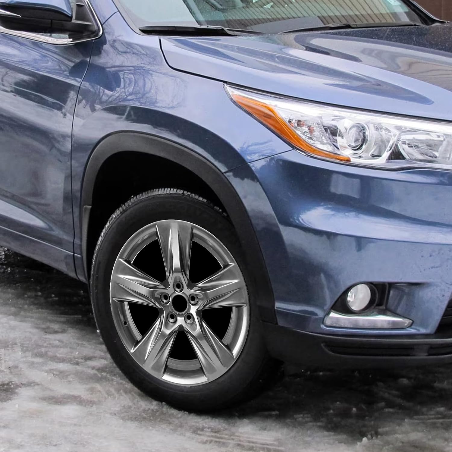 19" New 19x7.5 in Alloy Wheel for Toyota Highlander 2014 2015 2016 2017 2018 2019 Painted Satin OEM Design Replacement Rim set of 2
