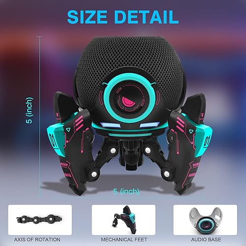 Miniatura 3 de Soporte para Echo Dot, Estuche para Echo Dot, Soporte para Echo Dot, Soporte de mesa decorativo para Echo Dot de 4ª/5ª generación - para HomePod