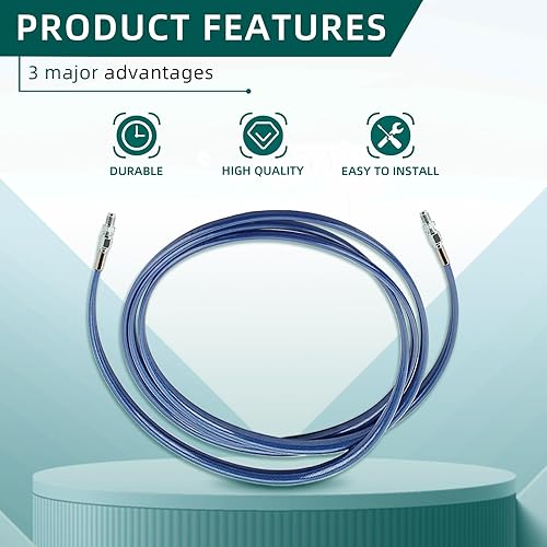 Miniatura 5 de AUTOKAY Kit de reemplazo de líneas de freno flexibles traseras inoxidables para Honda Civic EK 1996-2000