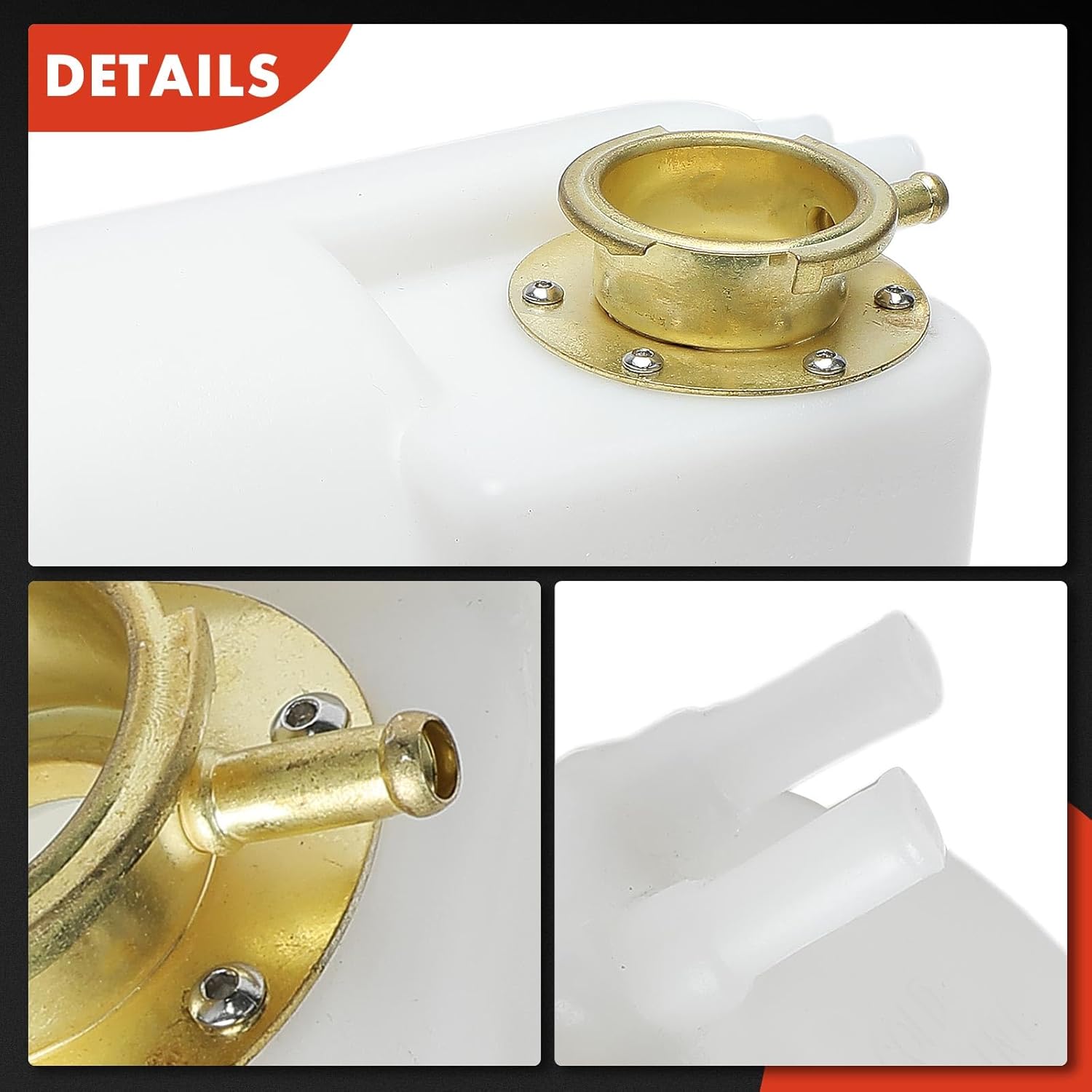 A-Premium Engine Coolant Overflow Recovery Reservoir Tank [with Cap] Compatible with Hummer H1