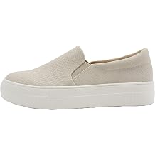 Soda Hike  Slip On Double Layer Foam Padded Cushion Sock Fashion Sneakers L-Stone Cobra, Numeric_7_Point_5 ...