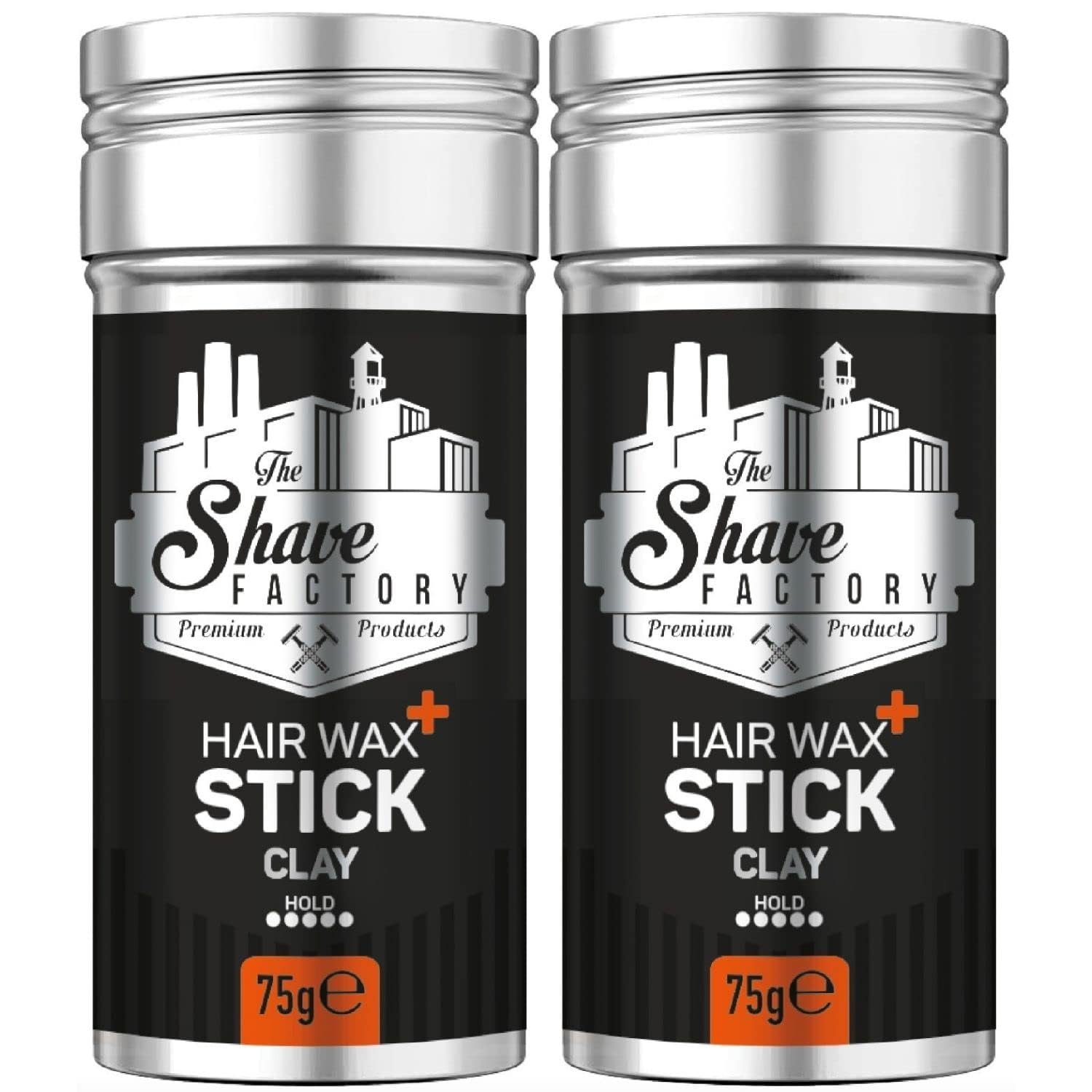 the shave factory Hair Wax Stick, Long-Lasting Styling, 2.7 Oz (75G), 2 Pieces