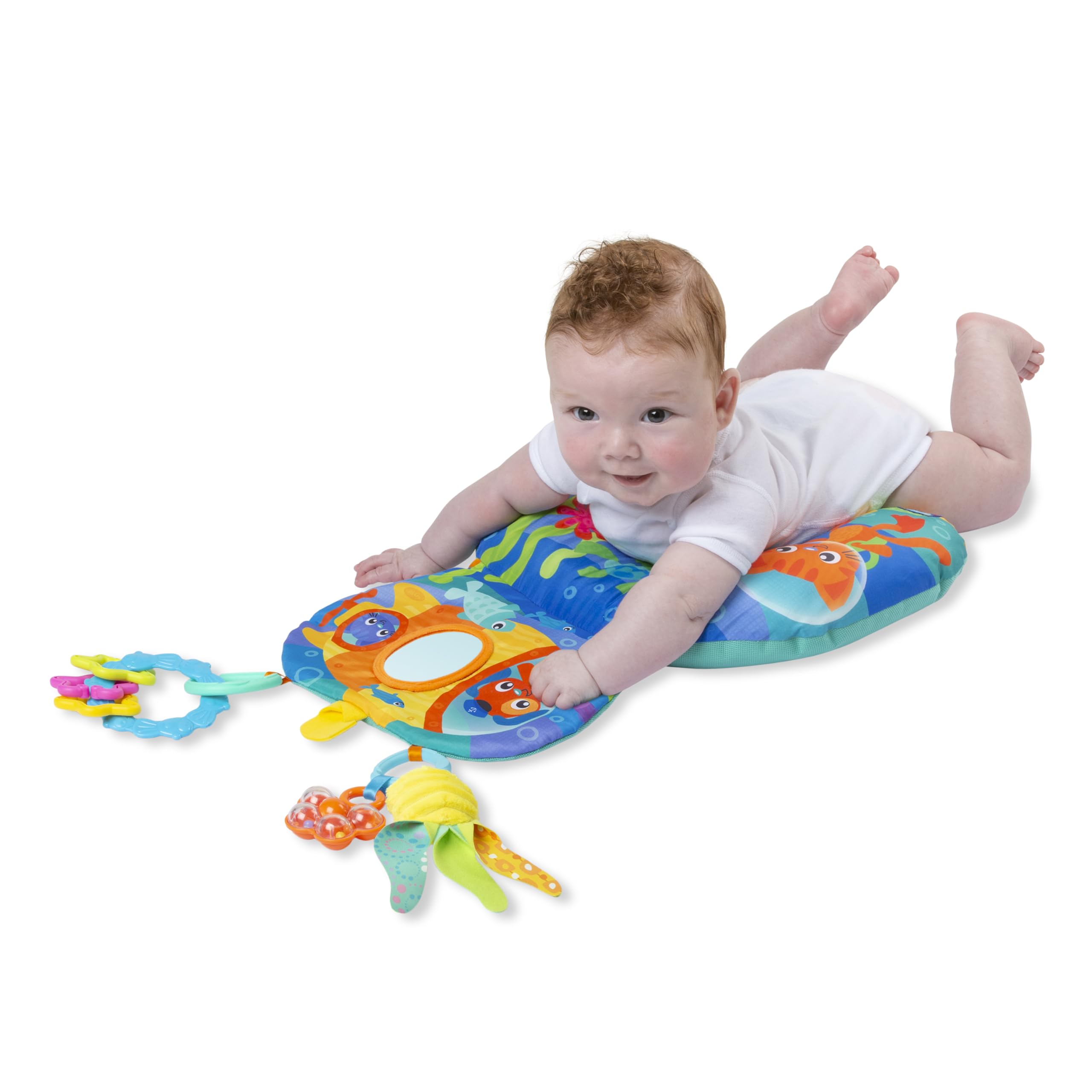 Playgro Cuscino Ocean Adventure | Divertimento per giocare a pancia in giù per neonati (0m+)