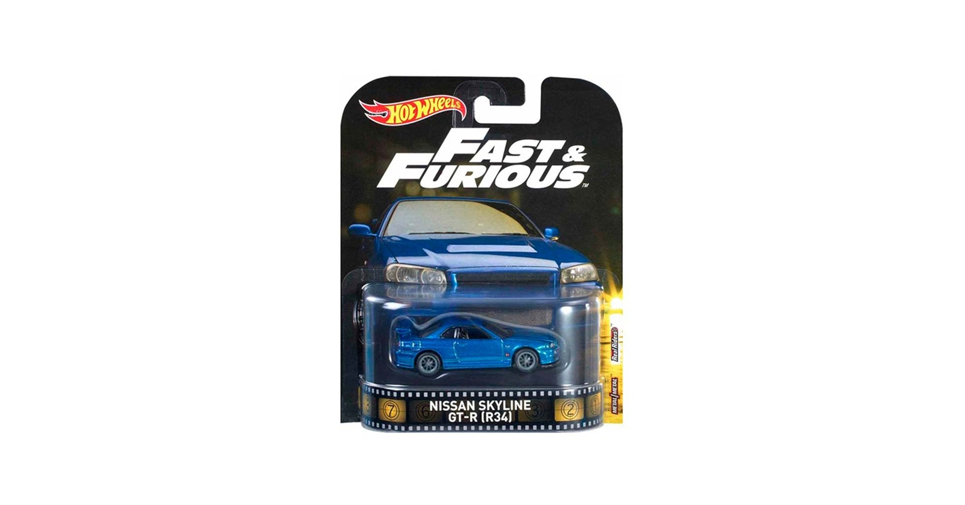 ホットウィール 日産 スカイライン GT-R R34 ブルー ドバイ Amazon.com