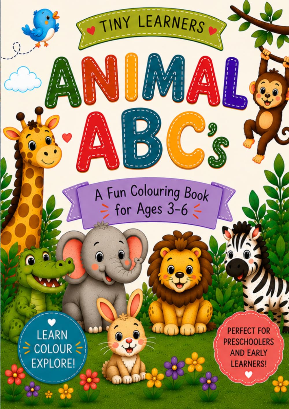 Animal ABC's Colouring Book (Tiny Learners)