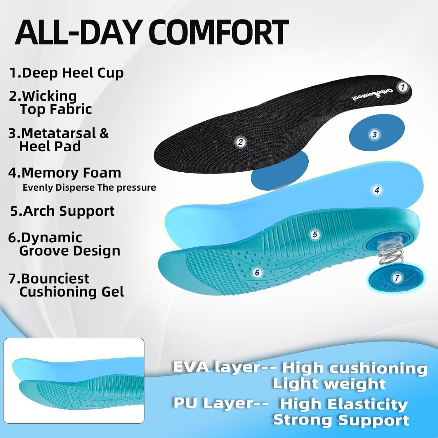 Mens Orthopedic Wide Business Leather Dress Shoes - Arch Support Plantar Fasciitis Classic Oxford - Comfortable Cap Toe Orthotics Patent Tuxedo Sneakers for Foot and Heel Pain Relief - Image 5