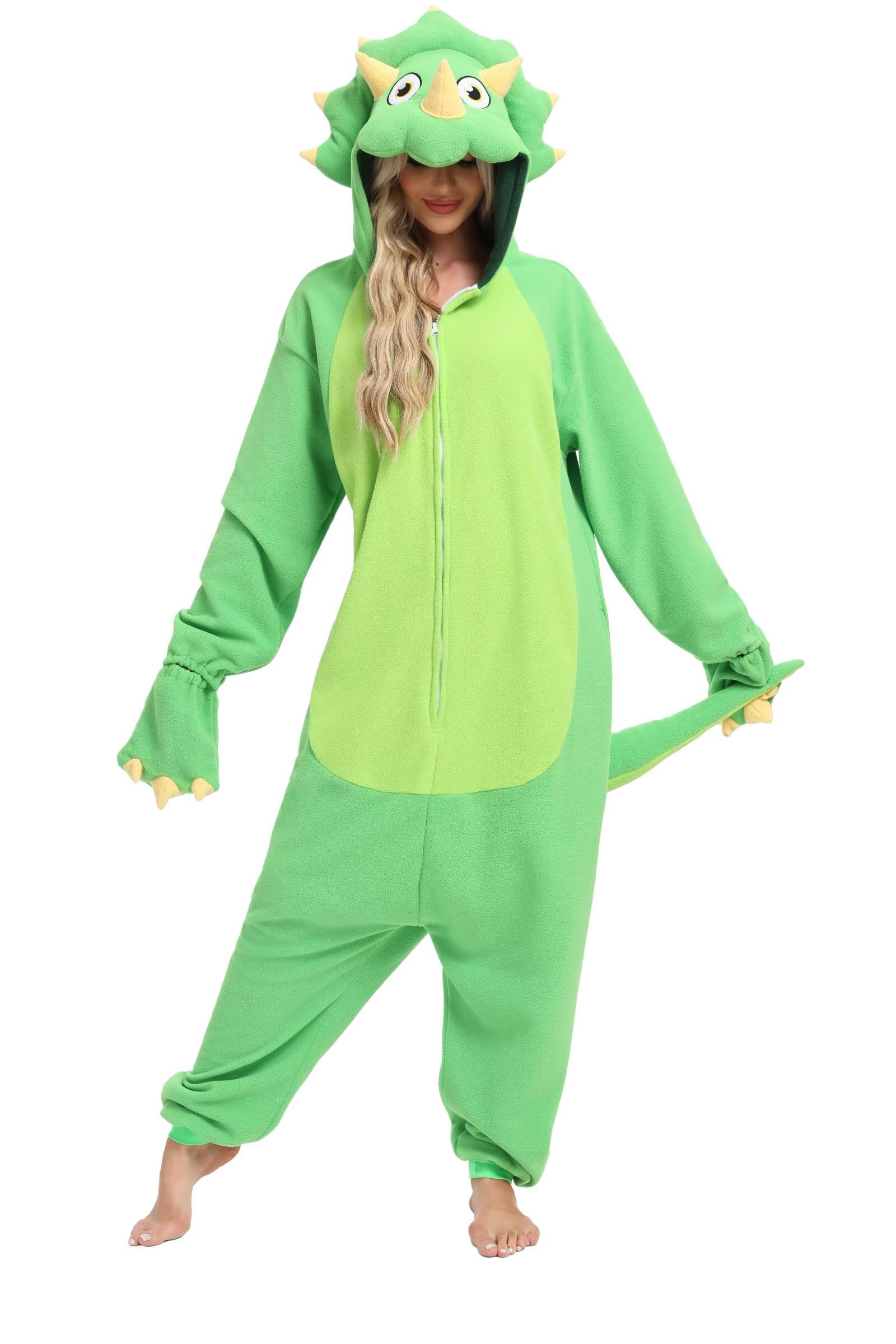 BGOKTA Disfraces de Cosplay para Adultos Pijamas de Animales One Piece Jirafa,LTY48 — view 13