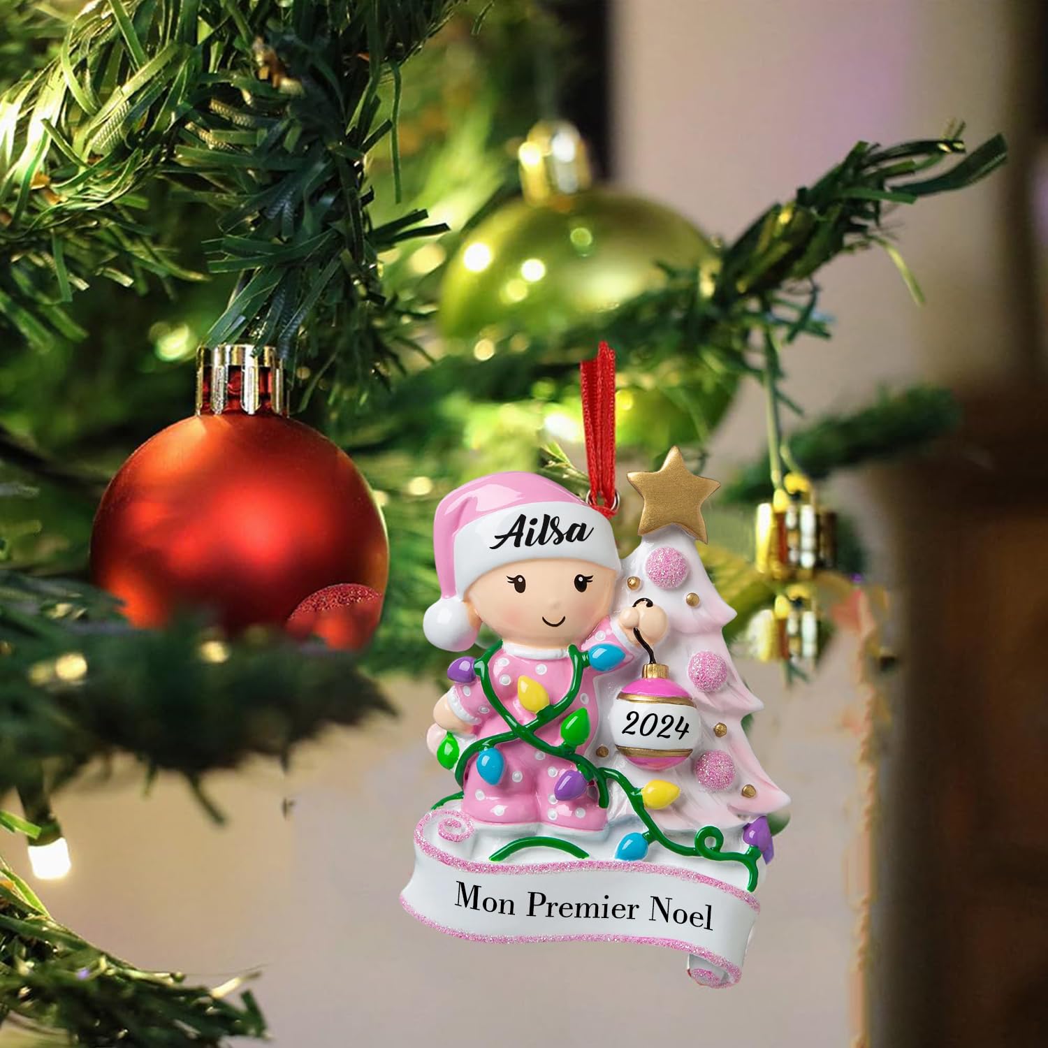 Boule Mon Premier Noël : L'Ornement Spécial pour Illuminer votre Sapin