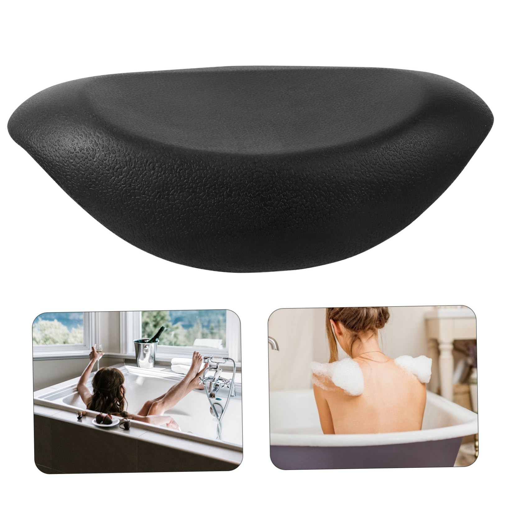 Oreiller de Bain pour Coussin de Douche à Ventouse Support de Tête Ergonomique Oreiller de Bain pour Spa