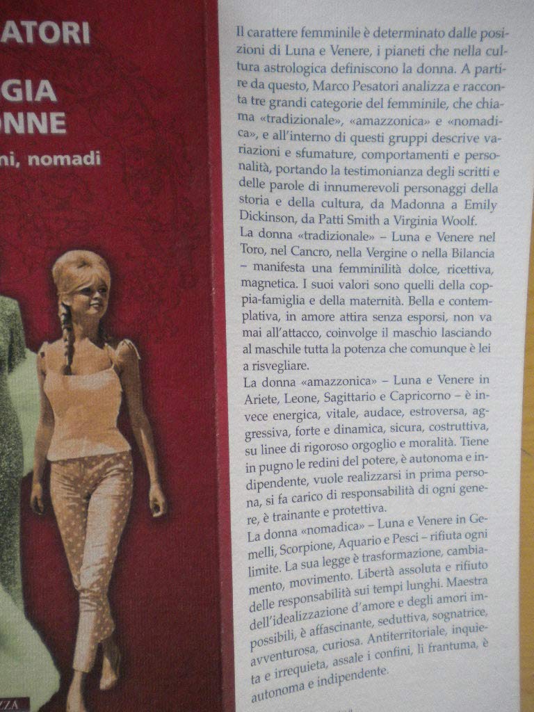 Astrologia delle donne. Femmine, amazzoni, nomadi