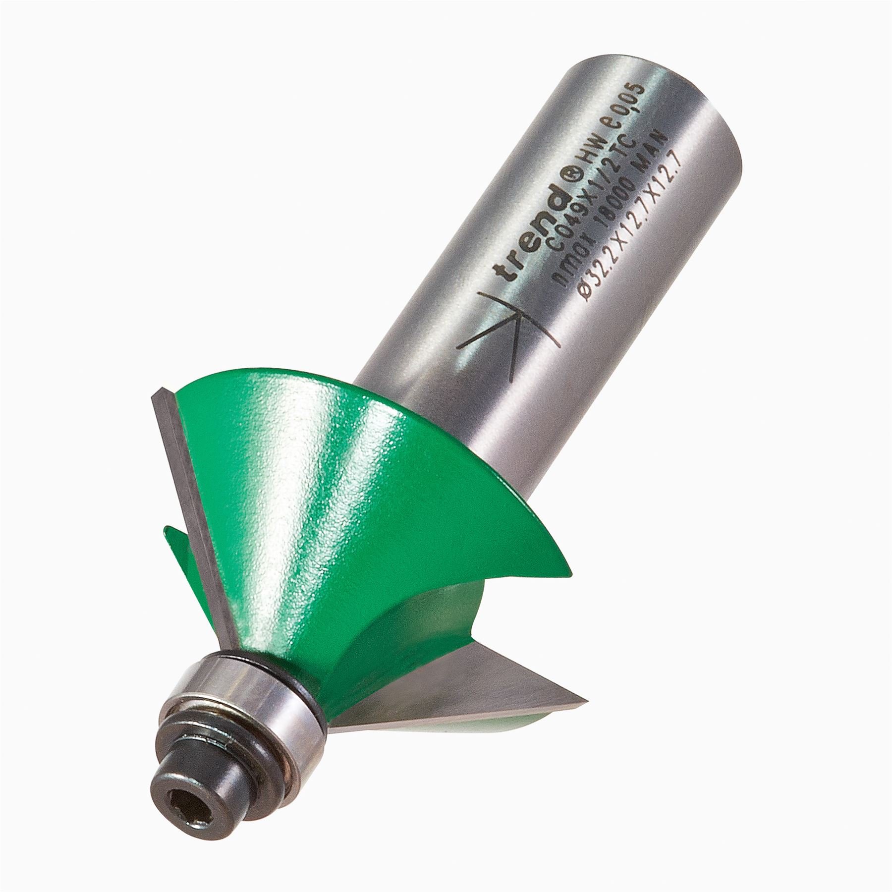 Trend Self Guided Chamfer Angle=45 Degrees X 12.7Mm Cut Pk 1 C049x1/2Tc