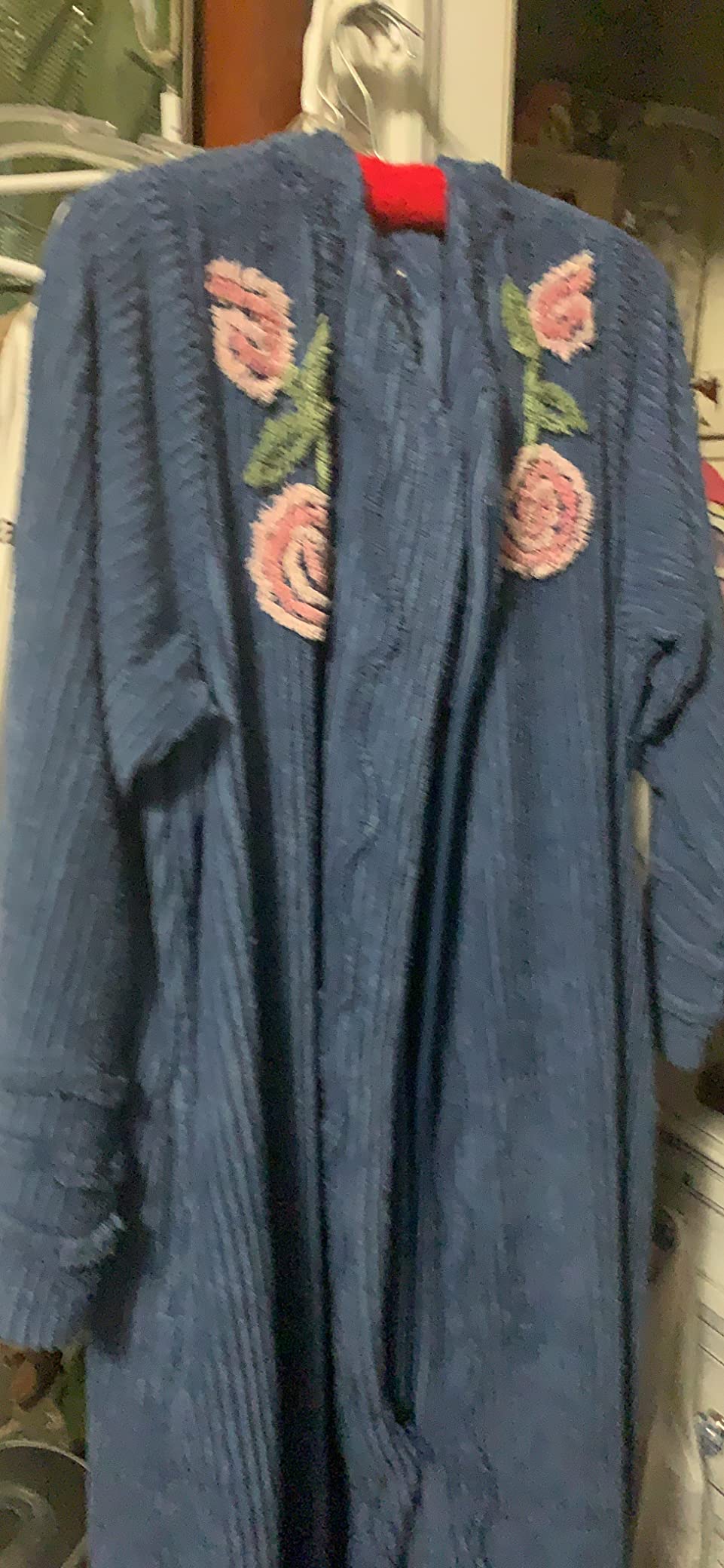 Bath & Robes Women's Full Length 100% Cotton Chenille Robe at Amazon ...