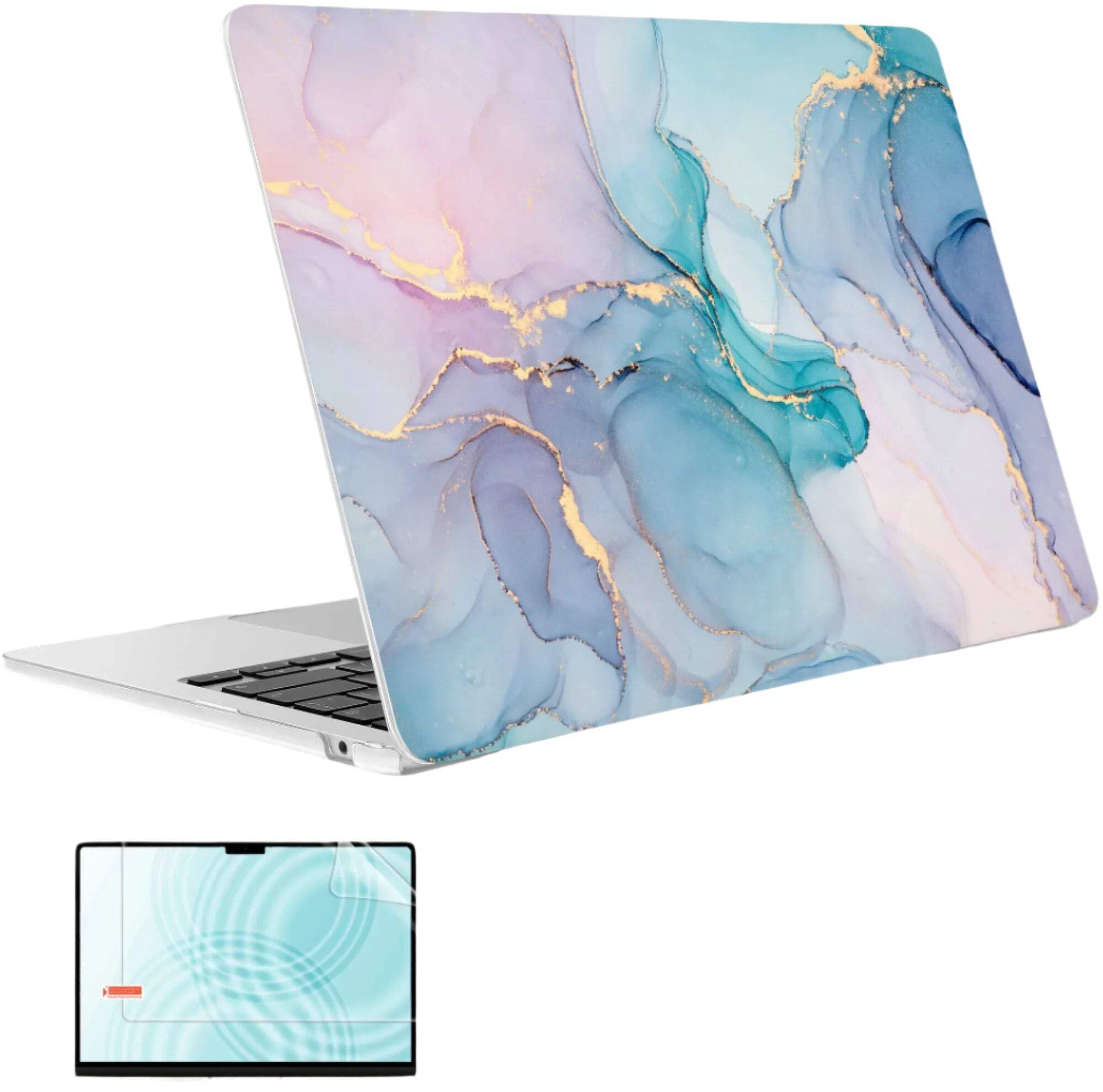 Funda rígida de plástico para laptop MacBook M4 Air de 13 pulgadas A2337 A2179 A1932 para Mac Pro 13 15 16 2022 A2338 A2251 Color 2 Pro 15 CD-ROM A1286