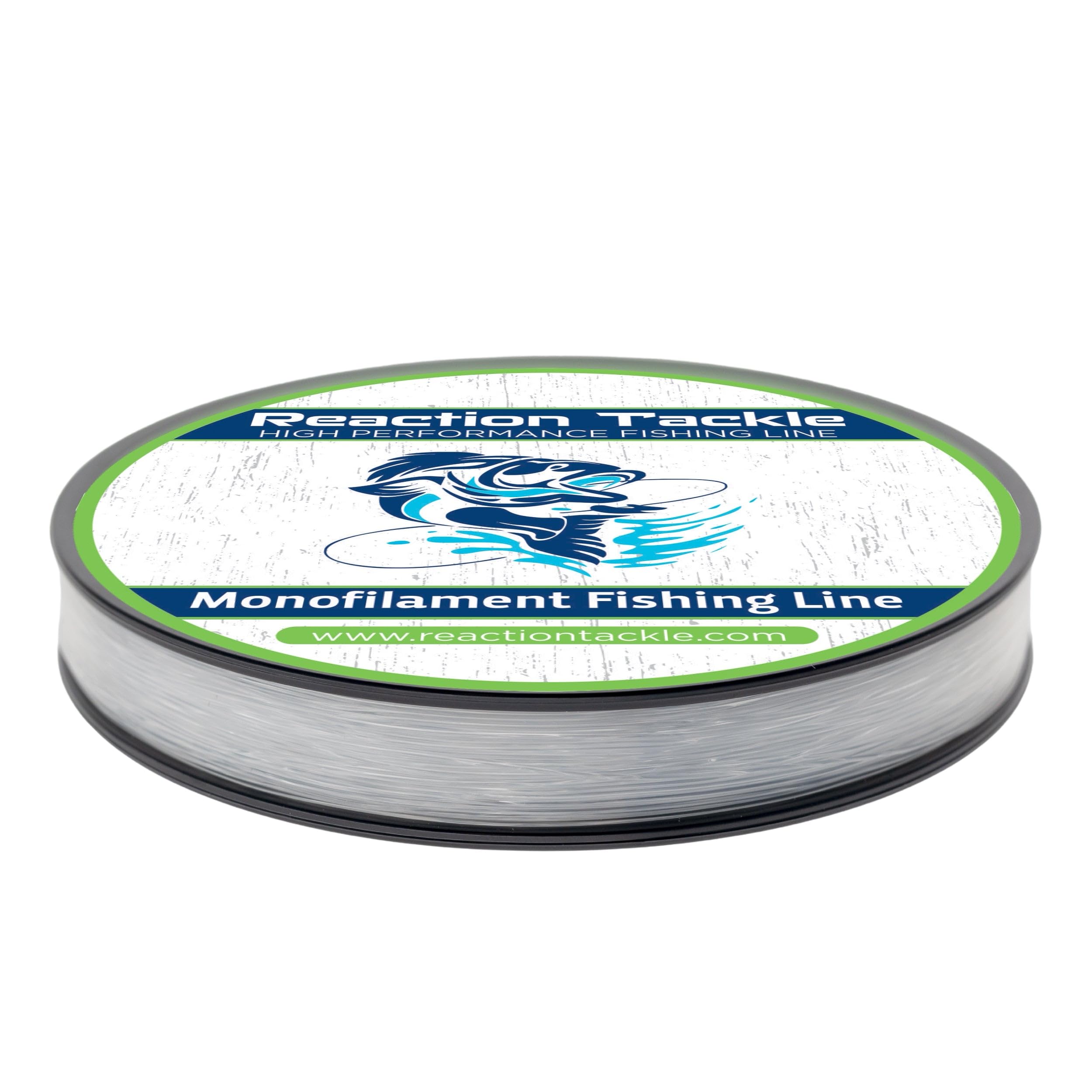Reaction Tackle Monofilament Fishing Line, Pro Grade Nylon Mono Line