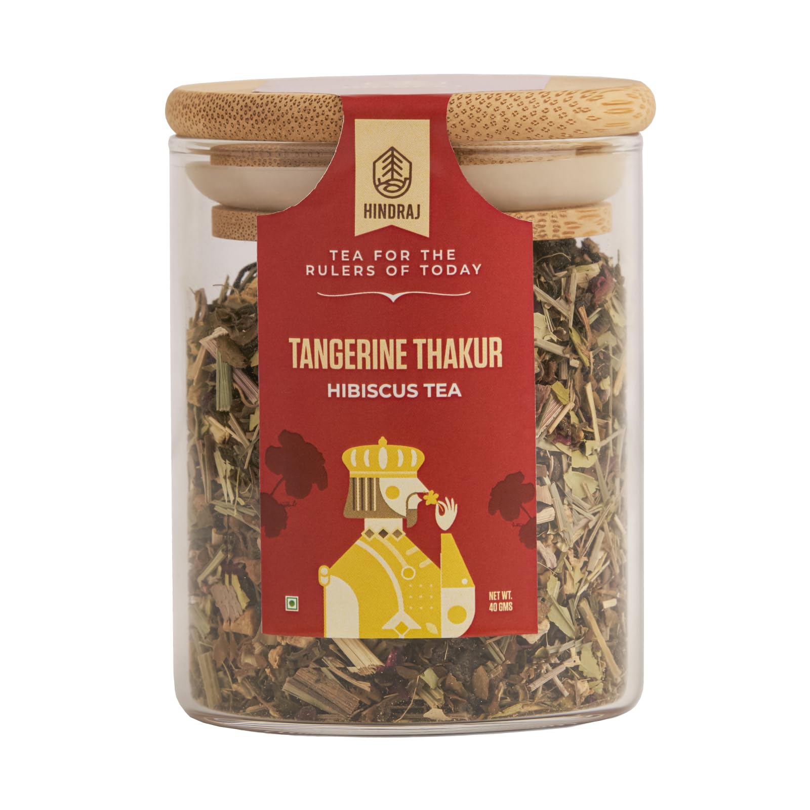 HOUSE OF HINDRAJ Hibiscus Flower Herbal Tea (Tangerine Thakur) | Loose Tea Leaves | Natural Colorant | Mocktail & Syrup |100% Natural - Relaxing Green Tea | No Added Sugar (Pack Of 1), 40 Gram (B0CDXRT9CD) Amazon Price History, Amazon Price Tracker
