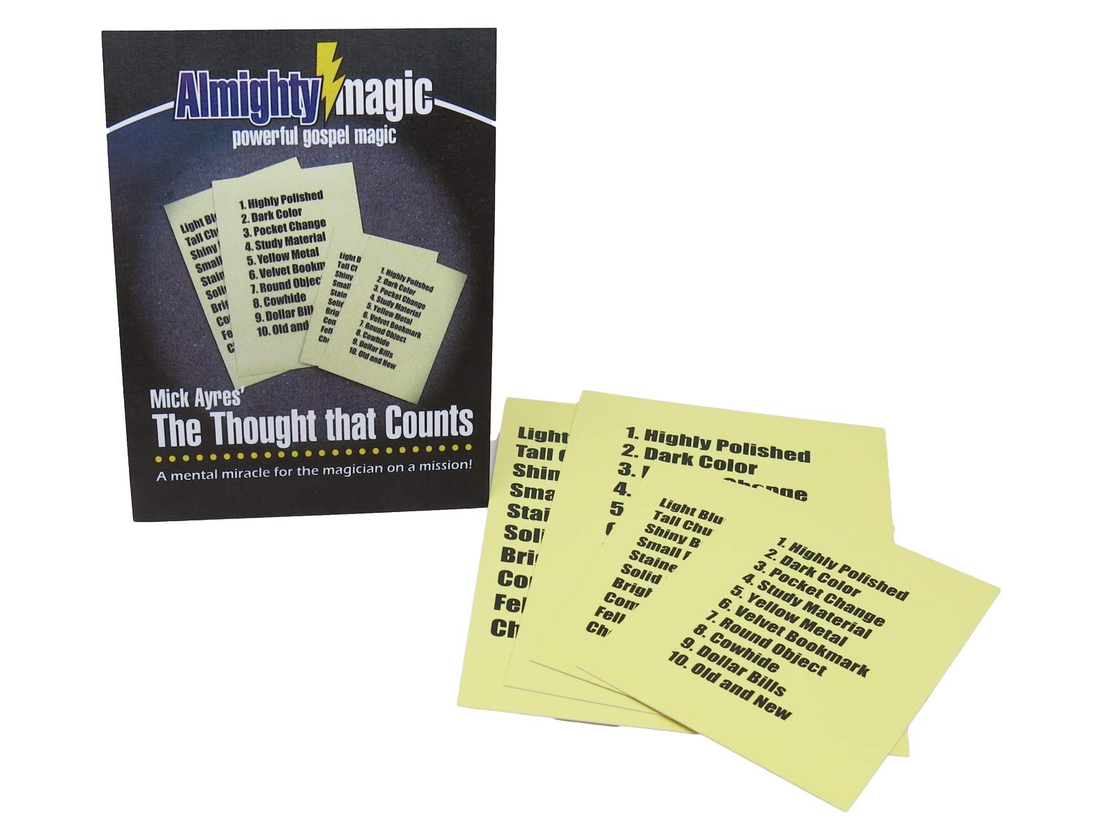 Trickmaster Almighty Magic The Thought That Counts Trick- Mick Ayres'-- Powerful Gospel Magic!