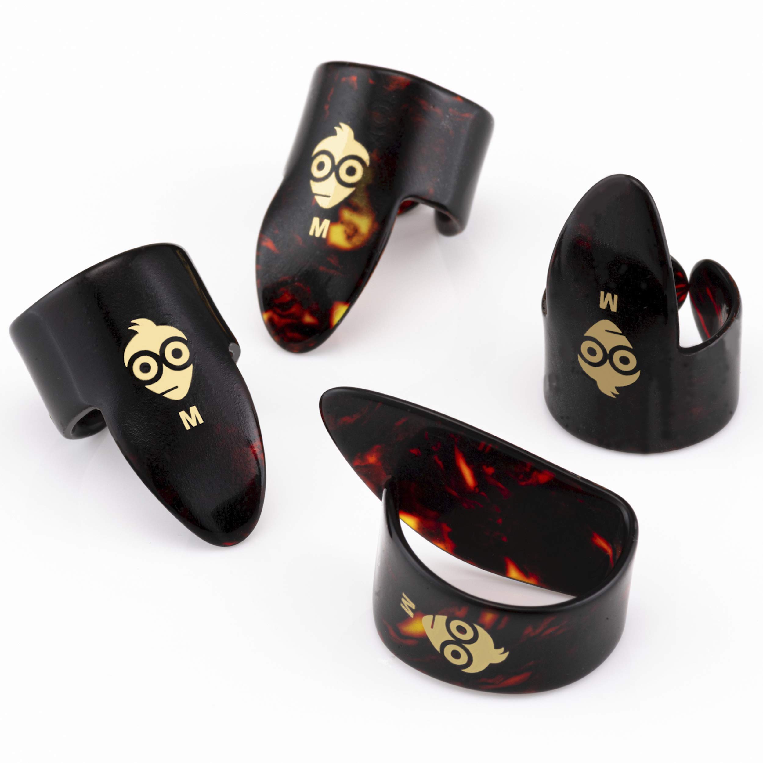 Pick Geek Finger and Thumb Pick Set, Tortoiseshell, Small - Image 3