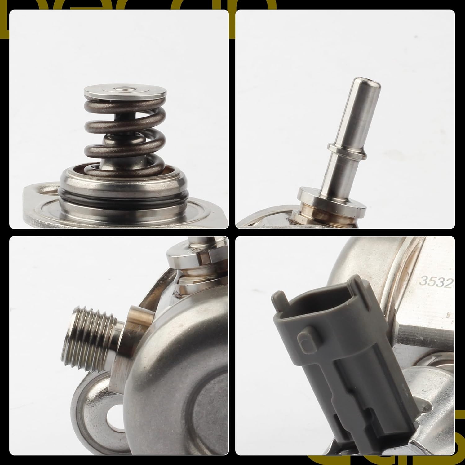 Dasbecan High Pressure Fuel Pump with Seal Compatible With Hyundai Sonata 2011-2014 Kia Sorento Optima 2.0L 2.4L 2011-2015 Sportage 2011-2016 OEM Replaces 353202G740