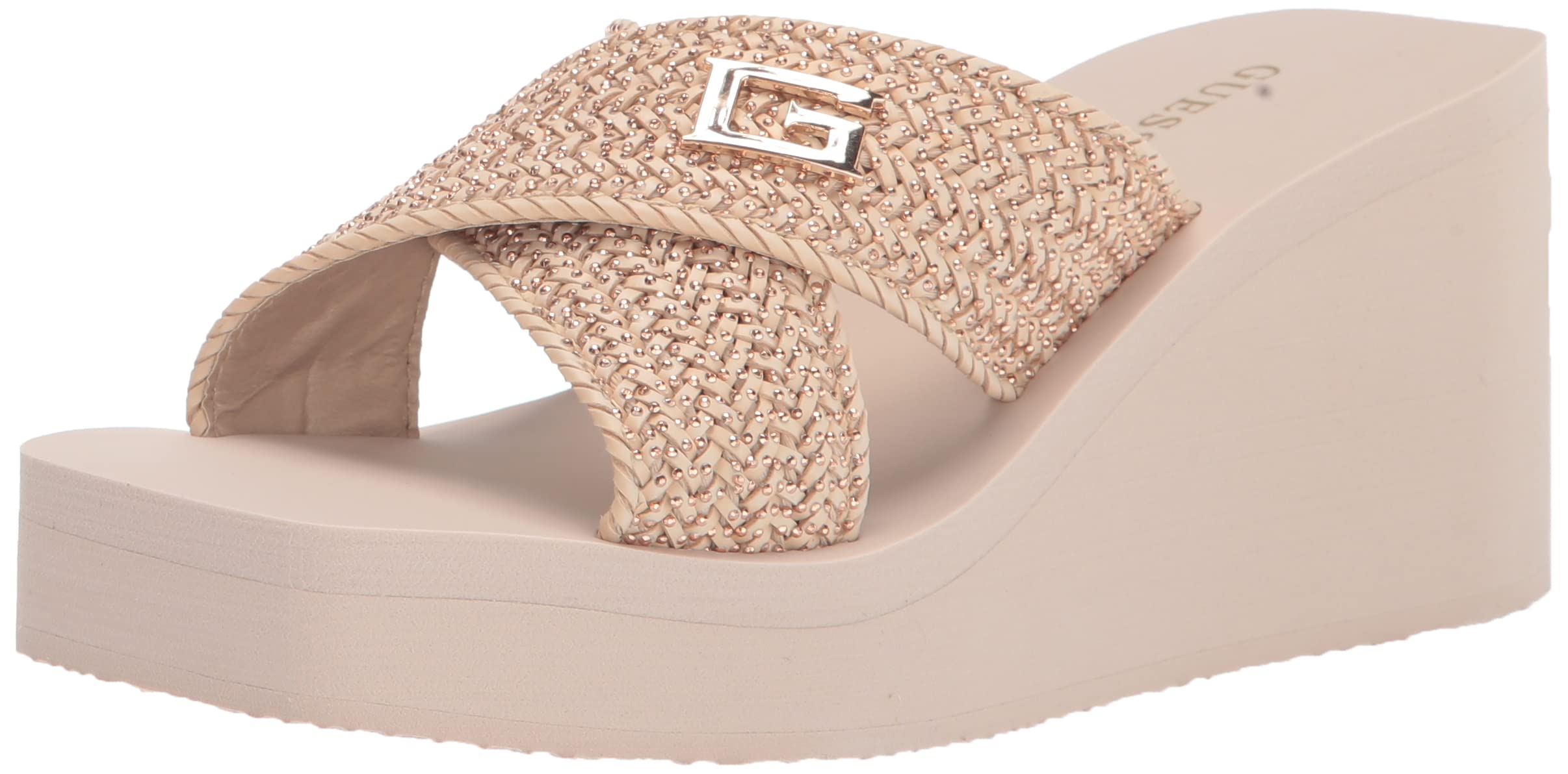 GUESSWomen's Danvi Wedge Sandal