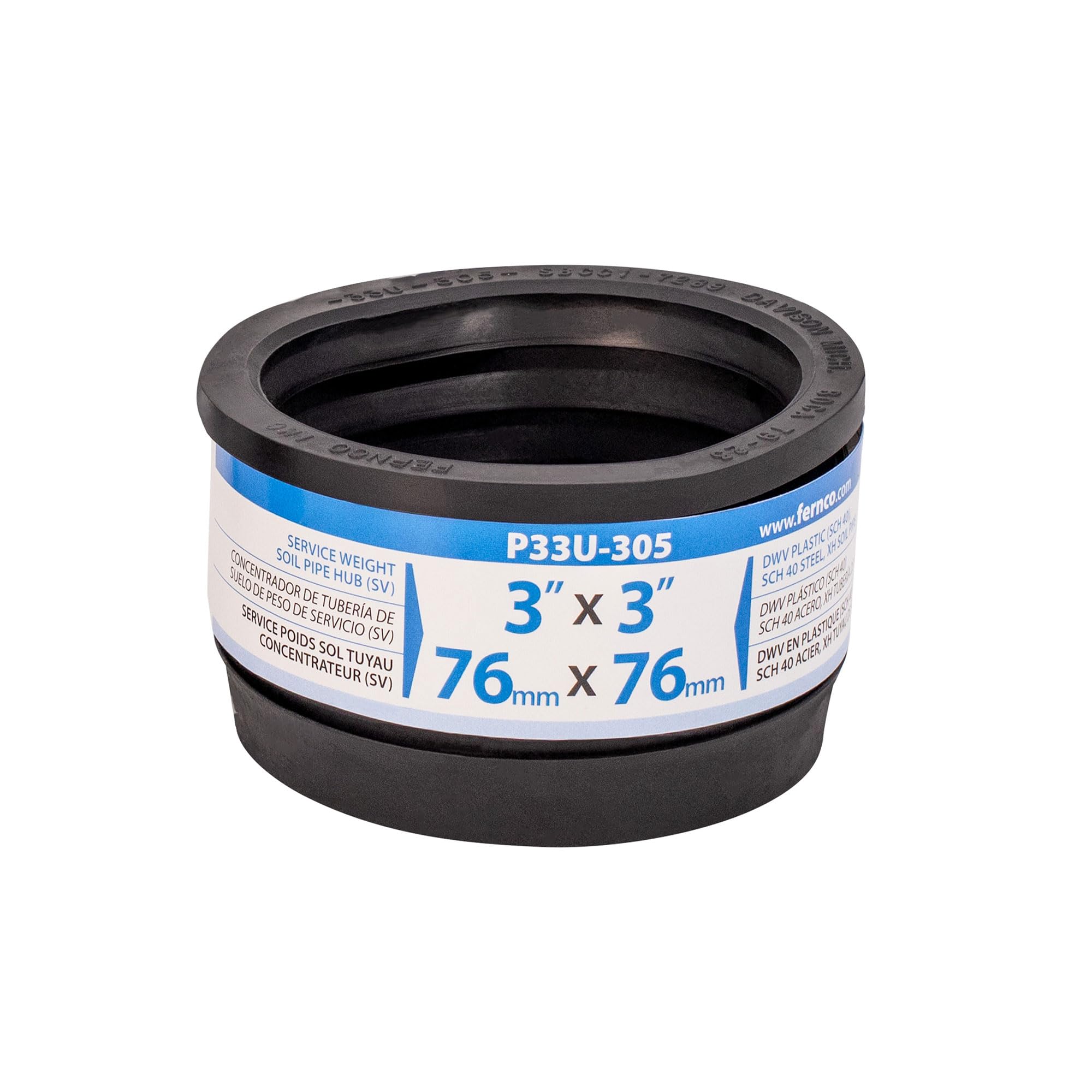 ト*1様 ローディッシュビヘイビア3x3 Compression Rubber Amazon.com: Fernco P33U-305 3-in. Service Weight Cast Iron Hub to