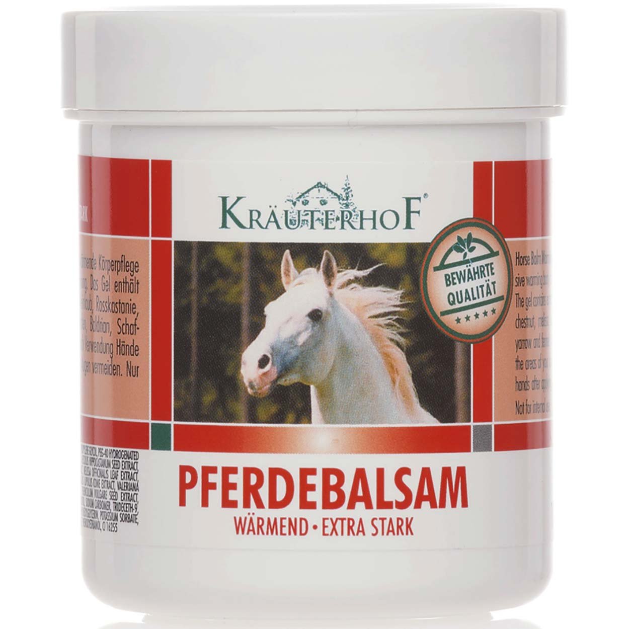 Hierbas Hofmeister ventaja 5 Pack Caballos Bálsamo wärmegel extra fuerte, 5 Botes a 100 ml